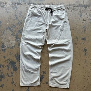 Gramicci Original G Climbing Pants Mens XXL Khaki Tan Cotton Twill Cinch Belt